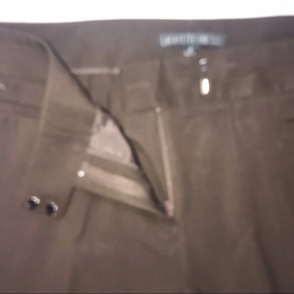 Lafayette 148 New York 10 brown virgin wool‎ blend high rise wide leg pants